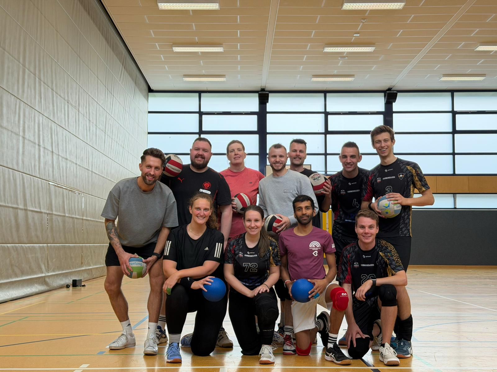 Rhineland Wolves geben Dodgeball-Einstiegskurs in Hamburg